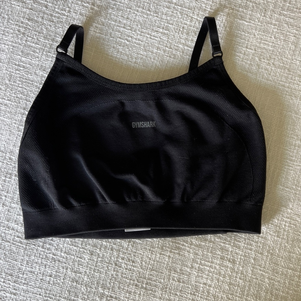 Gymshark Flex Sports Bra Black Size S